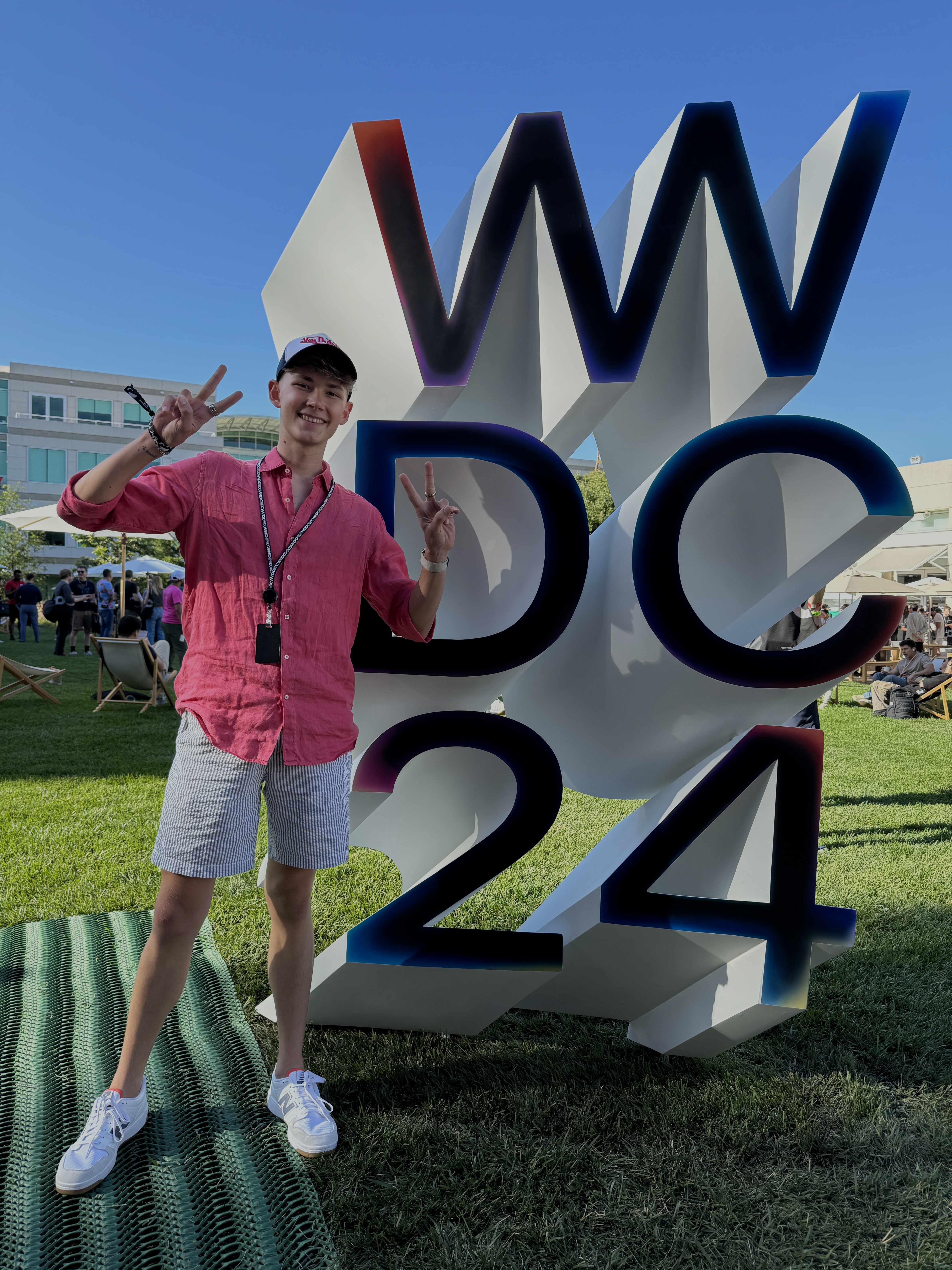 Moritz Breuer im Apple Park
